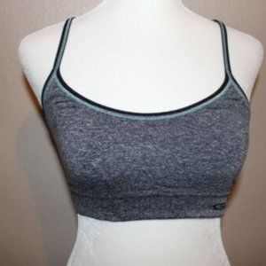 Champion Stretch Gray and Teal Sports Bra Junior XS